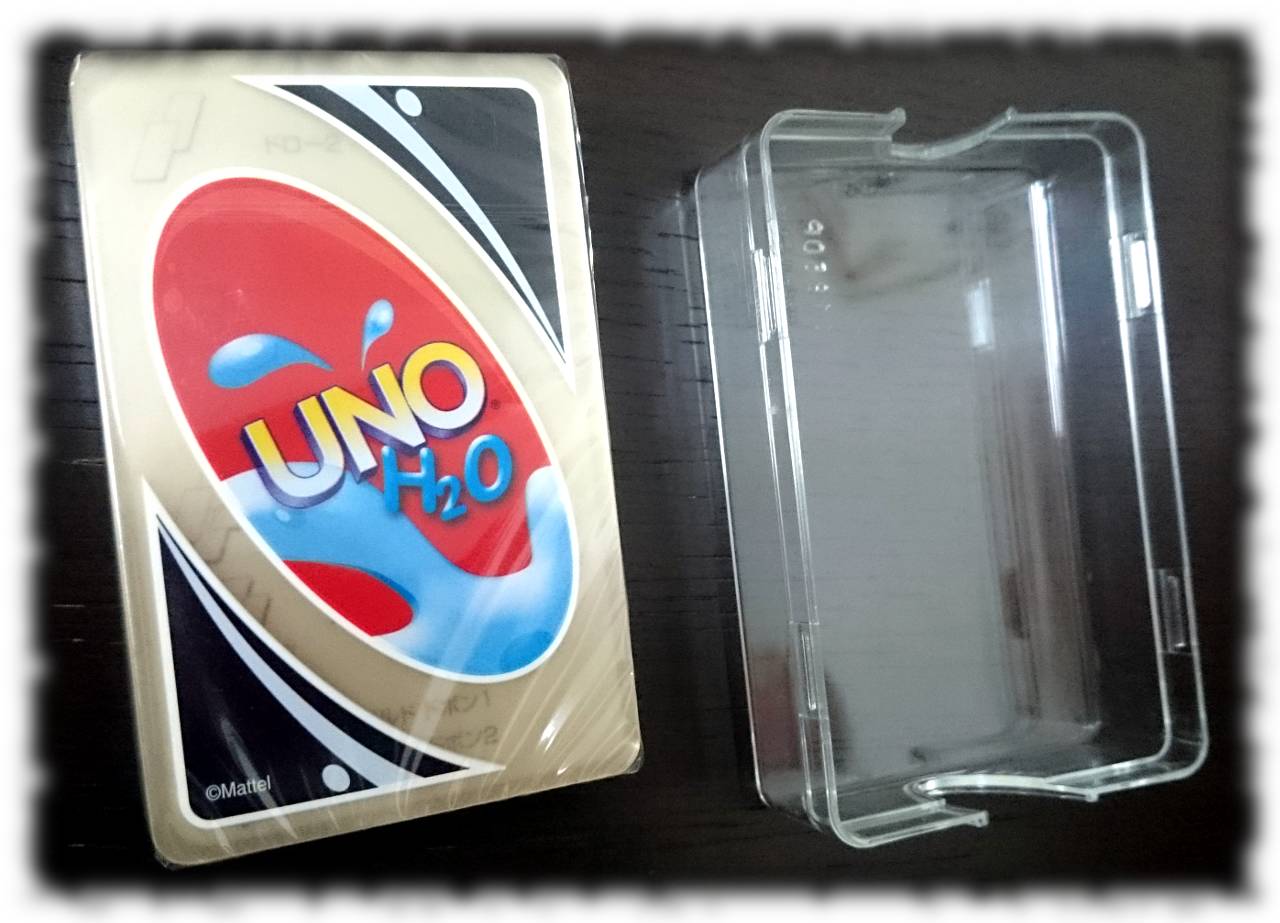 カードゲームのuno ウノ 買ったよ 長く遊べるようにちょっと奮発してプラスチック製 急がず休まず