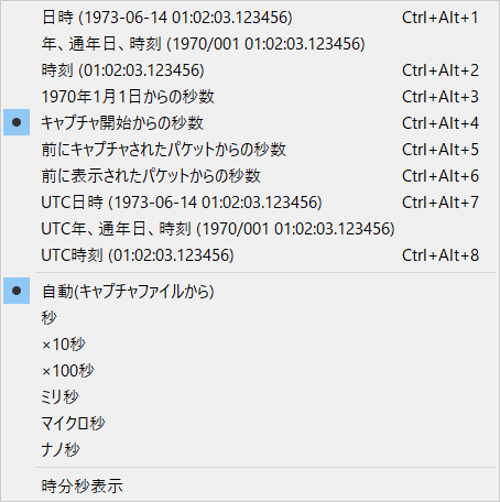 時刻表示